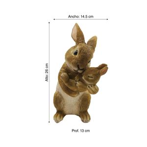 Adorno conejos 26cm