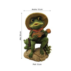 Adorno sapo guitarra 30cm