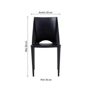Silla Deco Rita Negro