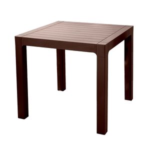 Mesa de Terraza Roble Tipo Madera 80x80cm