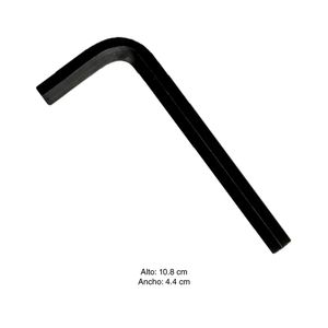 Llave hexagonal pavonada 8mm