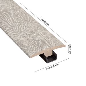 Moldura T roble Gris Silver Shadow 10x44x900mm