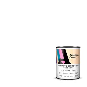 Esmalte al agua Blanco 1/4 galón