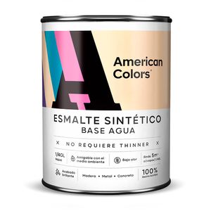 Esmalte al agua Blanco 1/4 galón