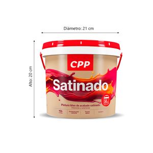 Satinado CPP Rojo 1 galón