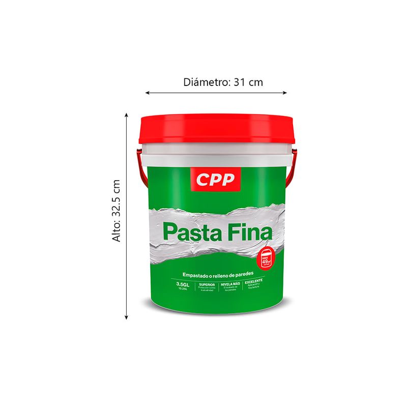 Pasta fina CPP Blanco 3.5 galones Real Plaza
