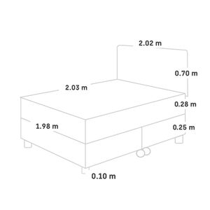 Dormitorio Su Majestad King Acero