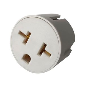 Adaptador universal 10/16A 250V Schuko Gris