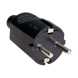 Clavija bipolar caucho termoplástico 16A 250V