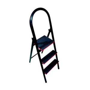 Escalera metal de 3 pasos