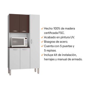 Mueble Alacena de Cocina Melissa 91.5cm MDP Kits Parana