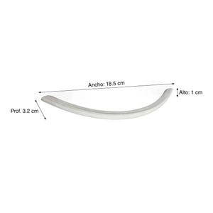Tirador Curvo Acero Inoxidable 160mm
