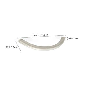 Tirador Curvo Acero Inoxidable 96mm