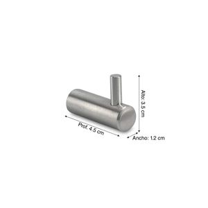 Perchero de pared Acero Inoxidable Chico 1 Gancho Global Trader