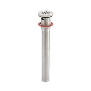 Desagüe para lavatorio de acero inox con rebose 1 1/4 x 11"