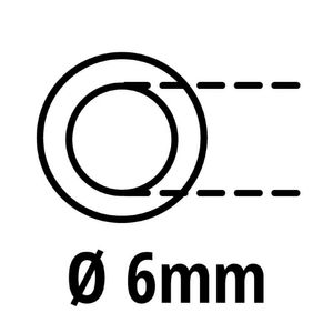 Manguera de aire Espiral 6mm 8 metros