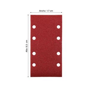 Lijas abrasivas Velcro G120 5 piezas