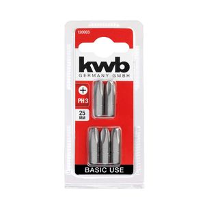 Puntas Basic Use de acero 25mm PH3 x5u