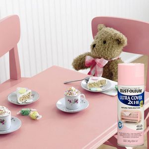 Spray Ultra Cover 2X Rosa Claro Brillante 340 gramos