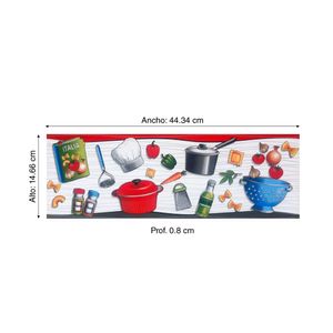 Listelo Cocina Italia 44.34x14.66cm