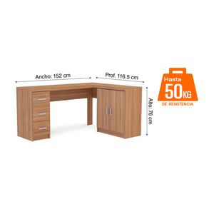 Mesa de estudio España Castaño