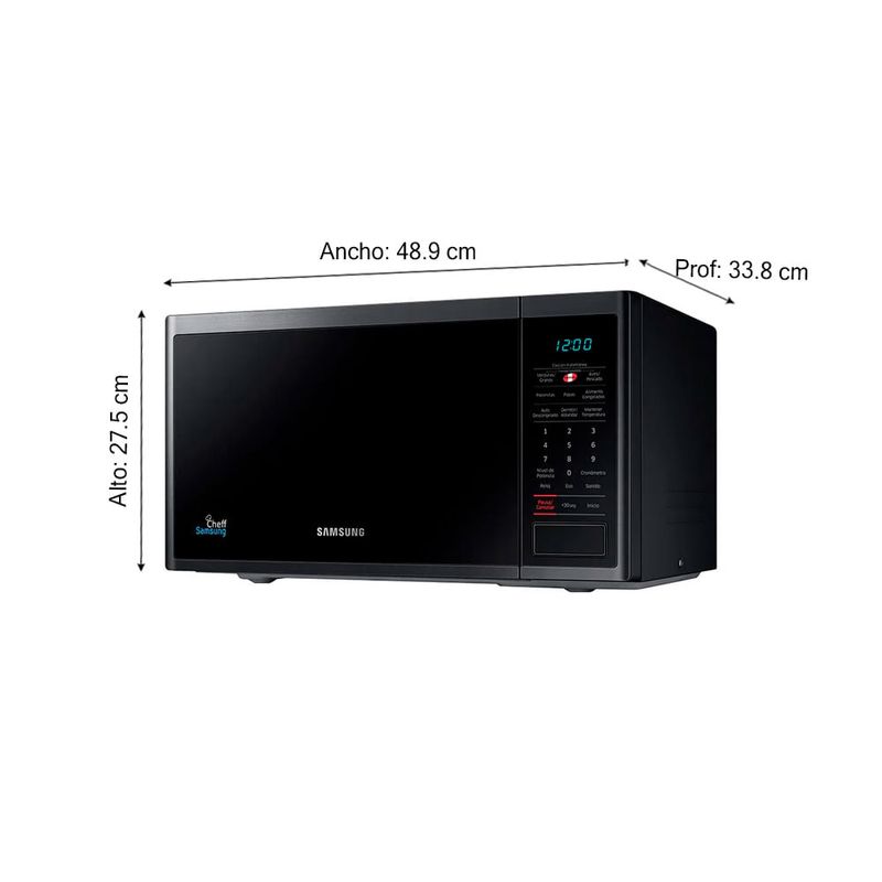 Horno Microondas Samsung 23 Litros MS23J5133AG 