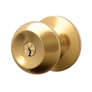 Cerradura Travex para dormitorio Bronce Pulido