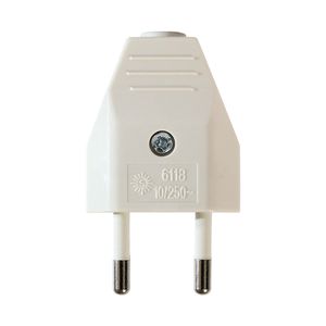 Clavija Enchufe Bipolar Termoplástico  10A 250V