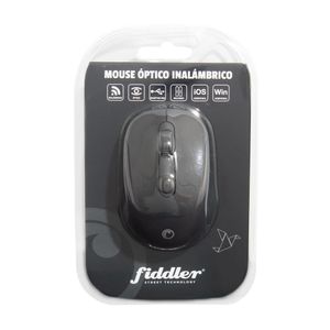 Mouse Fiddler inalámbrico 223 con pilas Negro