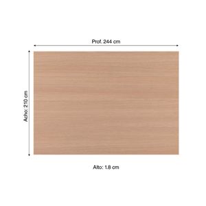 Tablero de Melamina Duratex 7x8D 18mm Carvalho Malva