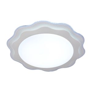 Plafón Ondas 24W Blanco 3 Luces