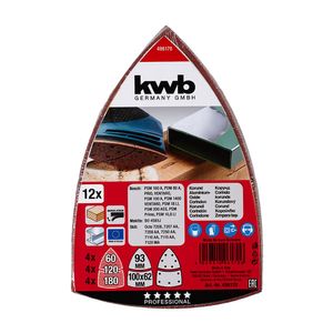 Triángulo lija velcro 100x62mm