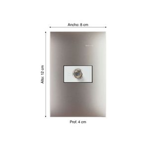 Toma Coaxial Tv Tipo F Cava