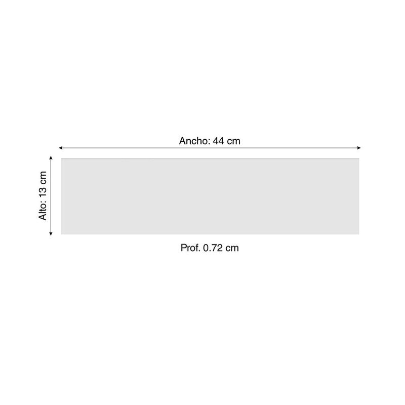 Zocalo Arkiteck Blanco 13x44cm - Promart