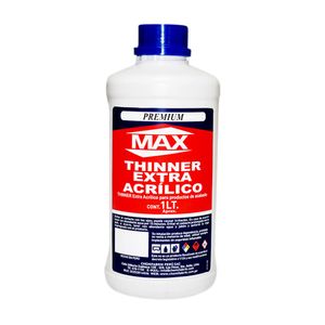 Max Thinner extra acrílico 1 litro