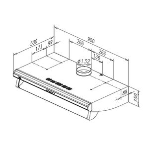 Campana C 9310 Inox C/Filtro Teka