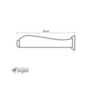 Brazo BI para ducha 30cm Bryant