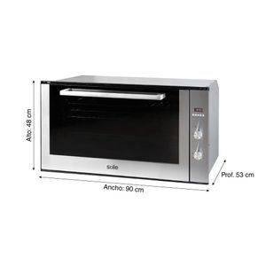 Horno empotrable Sole eléctrico SOLHO011 105 litros