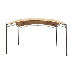 Pérgola Curva 300x300cm Marrón Orange