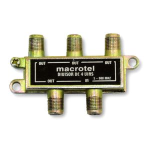 Divisor de señal Macrotel 4 salidas de 75 Ohn