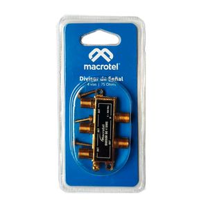 Divisor de señal Macrotel 4 salidas de 75 Ohn