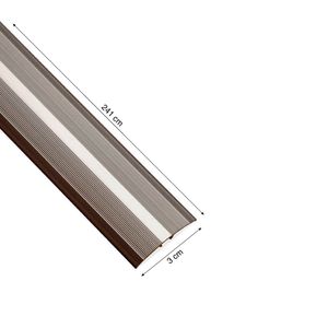 Guía de transición aluminio bronce mate 240cm