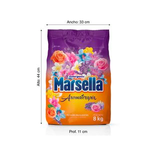 Detergente Marsella Petalos relajantes 8kg