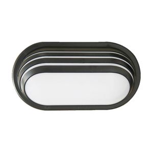 Aplique Ovalado LED Rejilla 20W Luz Amarilla