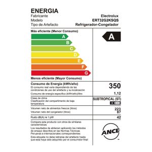 Refrigeradora Electrolux ERT32G2KSQS Bottom Freezer 310L Gris