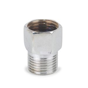 Acople bronce cromado 1/2"