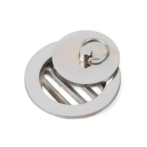 Tapón rejilla Bronce Cromado 2"