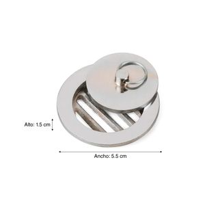 Tapón rejilla Bronce Cromado 2"
