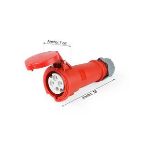 Toma aérea IP44 3P + Tierra 32A 415V