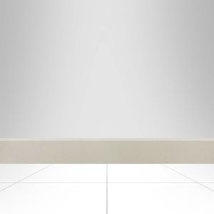 Zócalo Porcelanato Nano Blanco 7.3x60 cm.